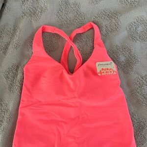 NWT FP Movement good karma sculpt tank in the color peach